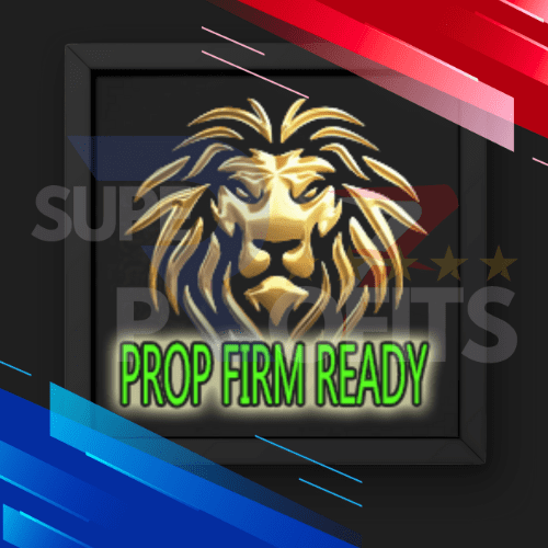 Official 3D golden lion logo indicating the prop firm ready status of the Gold Trade Pro MT4 system.