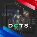DOTS ONE by Dots Tech EA MT5 logo with Prop Firm Challenge icons for FTMO and Topstep, featuring automated gold trading dashboard.
