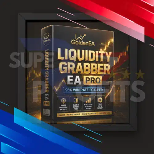 Liquidity Grabber Pro EA MT5 Gold Scalping Bot Box Art and Features