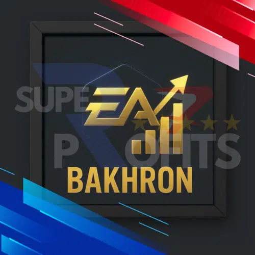Official software box art and logo for the BAKHRON EA MT5 highlighting advanced automated gold trading capabilities.