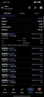 Algo Merchant Team expert advisor results and balance growth with Broker Crying Bot MT5.