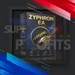 ZYPHRON EA MT5 professional trading bot box art by Algo Merchant Team.