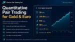 Advanced beta smoothing configuration panel and time filter settings adjusted within the Precise Pair Trading Pro MT5 optimization window