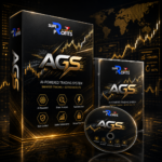 Adaptive Gold Scalper EA MT5 product box display showcasing gold bullion graphics and futuristic trading intelligence