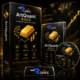 Art Quant Gold EA MT5 product box display showcasing gold bullion graphics and futuristic trading intelligence