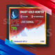 Promotional banner for Smart Gold Hunter EA MT5 highlighting precision gold scalping, strict risk control, and high profit mode.