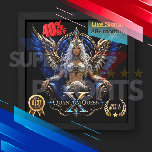 Quantum Queen X EA MT5 official best seller and award winning promotional artwork