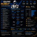 Scalping Robot Pro EA MT5 live performance dashboard highlighting growth percentage, win rate, and account statistics