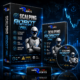Scalping Robot Pro EA MT5 product box display showcasing ultra-fast gold scalping features and futuristic robotic design